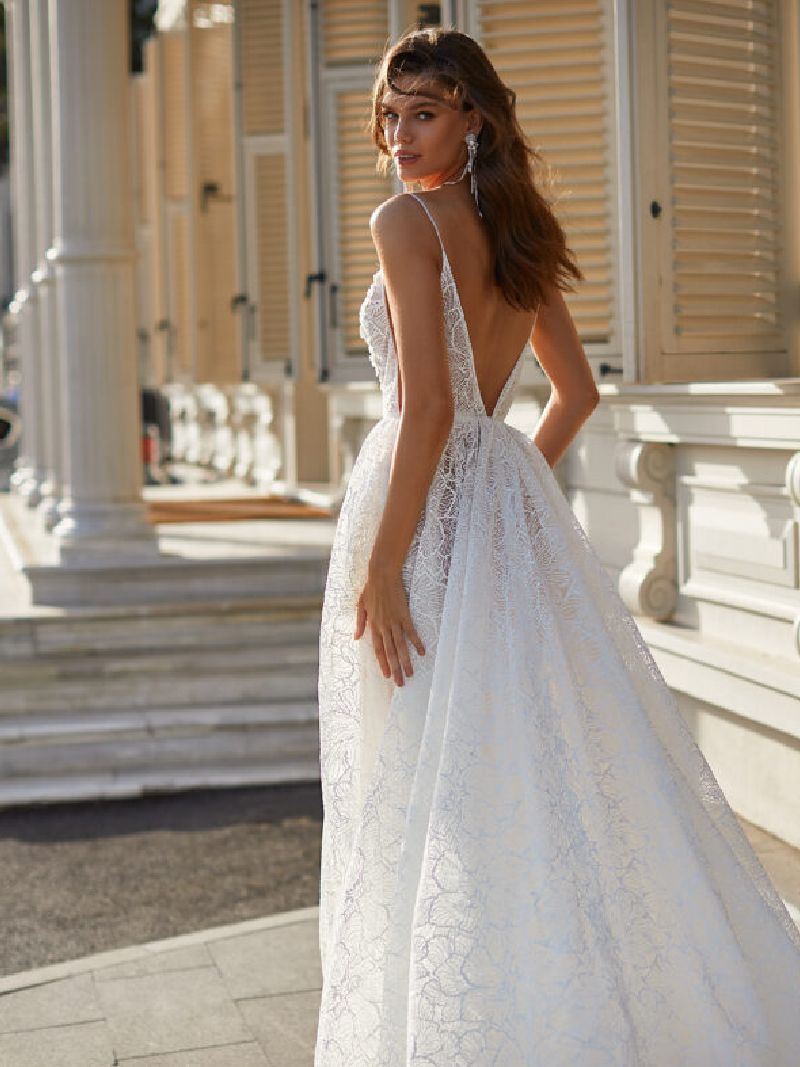 BRUNA / White & Lace by Milla Nova Wedding Dress - La Boda Bridal I ...