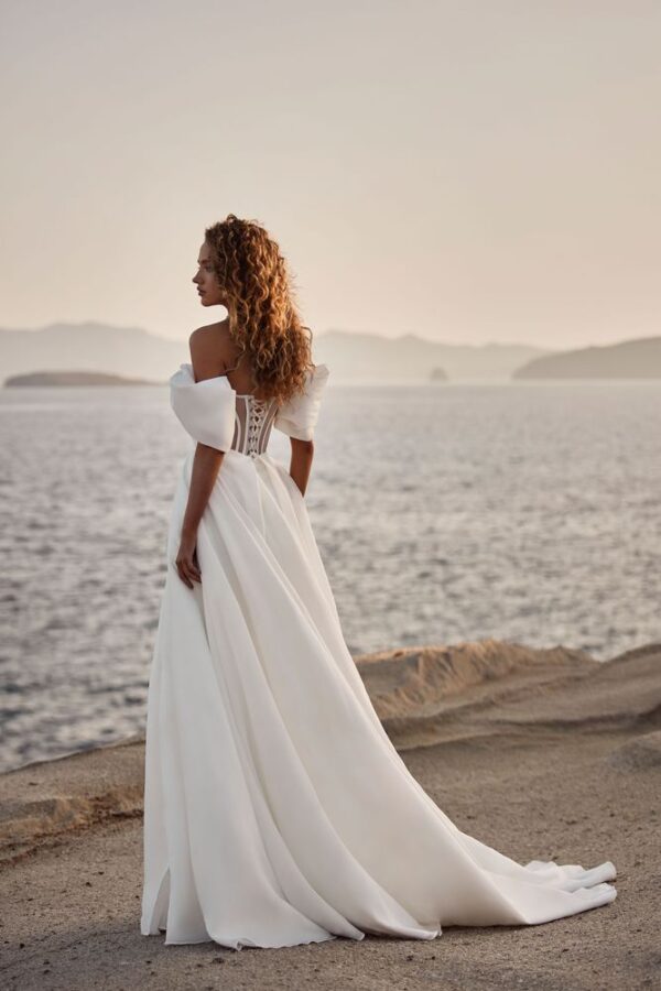 libertine milla nova organza a-line wedding dress off the shoulder