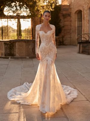 alphey pronovias privee lace wedding dress strapless long sleeve bolero lace veil bridal ireland
